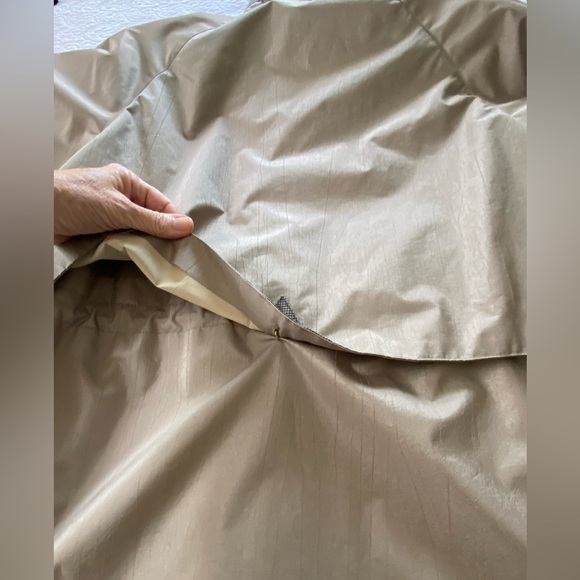 Mariel 80’s/90’s Vintage Raincoat Taupe Size Small - Picture 10 of 15